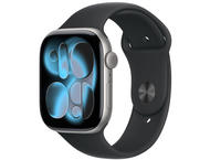 Смарт часовници Apple Watch S11 GPS + Cellular 46mm Space Grey Aluminium Case with Black Sport Band - M/L