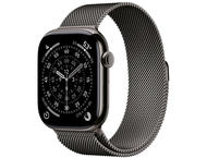 Смарт часовници Apple Watch Series 11 GPS + Cellular 46mm Slate Titanium Case with Slate Milanese Loop - S/M