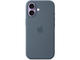 Калъфи Apple iPhone 17 Silicone Case with MagSafe - Anchor Blue