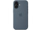 Калъфи Apple iPhone 17 Silicone Case with MagSafe - Anchor Blue