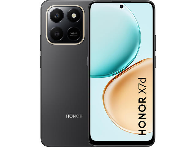 Смартфони Honor X7d - 8GB RAM / 256GB, Velvet Black