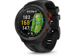 Смарт часовници Garmin Approach® S70 - 47 мм черен керамичен безел с черна силиконова каишка