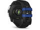 Смарт часовници Garmin Instinct 3 – 50 мм, Solar - Whitestone с Black/Bolt Blue каишка