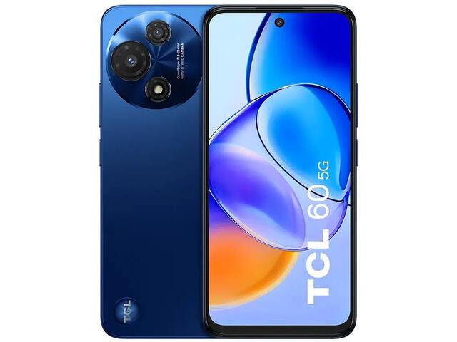 Смартфони TCL 60 5G - 6GB RAM / 256GB, Midnight Blue
