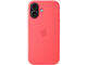 Калъфи Apple iPhone 17 Silicone Case with MagSafe - Bright Guava