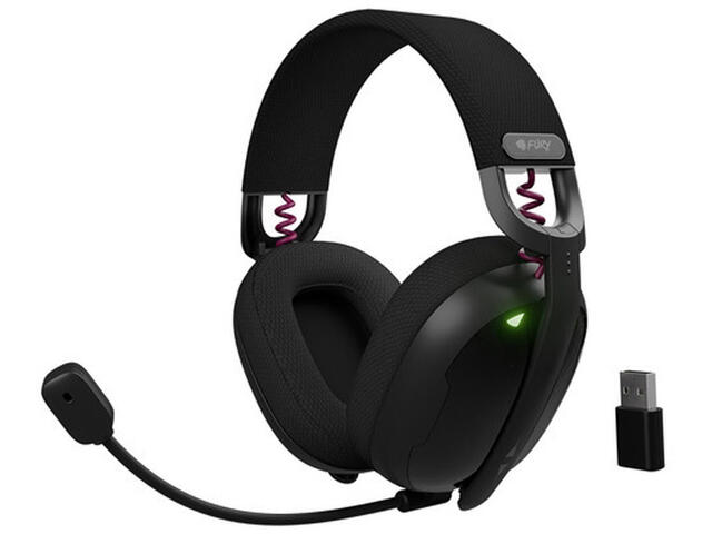 Слушалки Fury Fukiya F6, Black, с нарушена опаковка