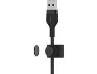 Кабели и Адаптери Belkin  BoostCharge Pro Flex USB-A Cable with Lightning Connector, 1M - Black
