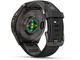 Смарт часовници Garmin fēnix® 9 Pro, inReach® - 43 мм - Carbon Gray DLC Titanium с Black/Pebble Grey силиконова каишка
