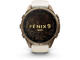 Смарт часовници Garmin fēnix® 9 Pro, inReach® - 43 мм - Autumn Gold Titanium с Cream/French Grey силиконова каишка