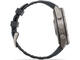 Смарт часовници Garmin fēnix® 9 Pro, inReach® - 47 мм - Titanium с Graphite/Black силиконова каишка