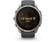 Смарт часовници Garmin fēnix® 9 Pro, inReach® - 51 мм - Titanium с Graphite/Black силиконова каишка