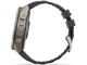 Смарт часовници Garmin fēnix® 9 Pro, inReach® - 51 мм - Titanium с Graphite/Black силиконова каишка