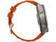 Смарт часовници Garmin fēnix® 9 Pro, inReach® - 51 мм -  Titanium с Autumn Orange/Spark Orange силиконова каишка