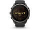 Смарт часовници Garmin fēnix® 9 Pro, inReach® - 51 мм - Carbon Gray DLC Titanium с Black/Pebble Grey силиконова каишка