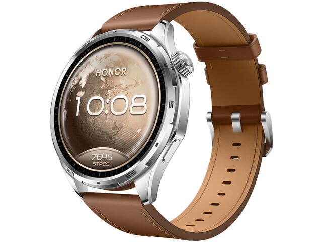 Смарт часовници Honor Watch 6, Twilight Brown Brown, Leather Strap
