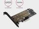 Кабели и Адаптери AXAGON PCEM2-D PCI-E 16x - M.2 SSD NVMe