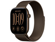 Смарт часовници Apple Watch Series 12 46mm - GPS + Cellular - Aluminum, Dark Bronze, Milanese Loop, S/M