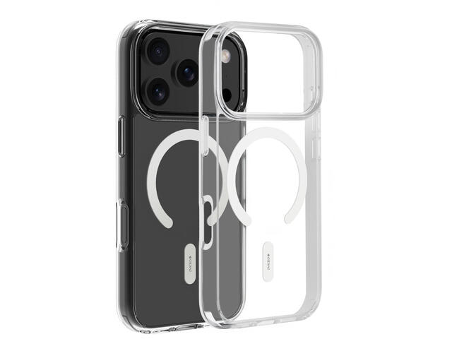 Калъфи Dviced Magsafe iPhone 18 Pro Max clear case - White
