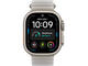 Смарт часовници Apple Watch Ultra 4 GPS + Cellular - Natural Titanium, Translucent Grey Ocean Band