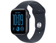 Смарт часовници Apple Watch SE 3 44 mm GPS - Midnight Aluminium Case with Navy Blue Sport Band - M/L