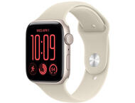 Смарт часовници Apple Watch SE 3 44 mm GPS - Starlight Aluminium Case with Sand Sport Band - M/L