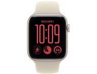 Смарт часовници Apple Watch SE 3 44 mm GPS - Starlight Aluminium Case with Sand Sport Band - M/L