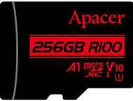 Карти памет 256GB Apacer microSDHC/SDXC UHS-I U1 V10 A1 (R100 MB/s)