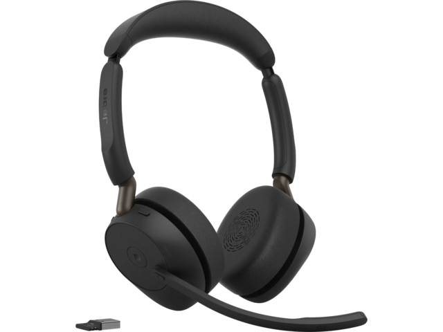 Слушалки Jabra Evolve3 65 Flex - MS, Link390a, Black