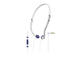 Слушалки Sennheiser Adidas PX 685i Sports, в бяло-синьо