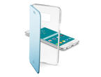 Калъфи Cellular line ClearBook за Samsung Galaxy S6, прозрачен-син