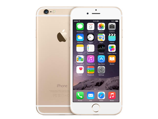 Смартфони Apple iPhone 6 128GB, златист цвят