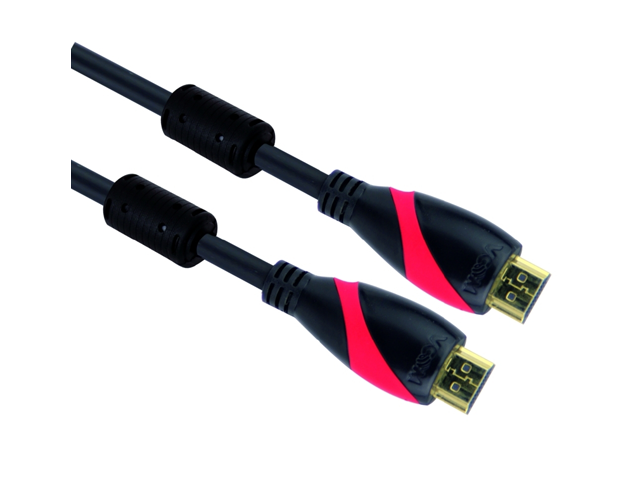 Кабели и Адаптери VCom Кабел HDMI M / M Ultra HD 4k2k Gold +2 Ferrite v1.4 ethernet 3D - CG525D-1.5 метра