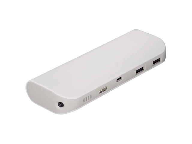 Външни батерии Hama "Pipe" Power Pack, 10400 mAh, в бяло-сиво